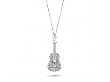 Stříbrný náhrdelník KYTARA ze stříbrnictví OLIVIE.