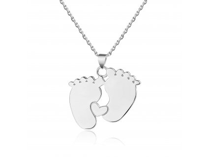 Stříbrný náhrdelník NOŽIČKY, krásný dárek pro maminku! Stříbrnictví OLIVIE.