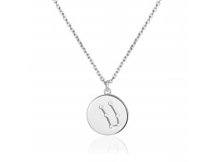 Stříbrný náhrdelník souhvězdí zvěrokruhu BLÍŽENCI - dokonalý narozeninový dárek ze stříbrnictví OLIVIE.