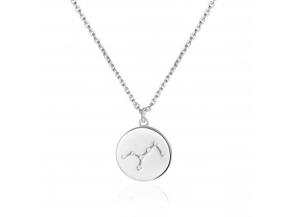Stříbrný náhrdelník souhvězdí zvěrokruhu PANNA - dokonalý narozeninový dárek ze stříbrnictví OLIVIE.