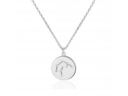 Stříbrný náhrdelník souhvězdí zvěrokruhu VODNÁŘ - dokonalý dárek k narozeninám ze stříbrnictví OLIVIE.
