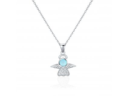 Stříbrný náhrdelník MĚSÍČNÍ ANDĚL ze stříbrnictví OLIVIE.