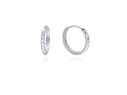 MOISS náušnice z bílého zlata