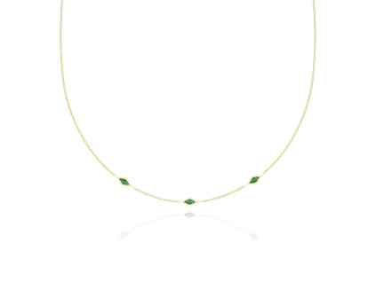 MOISS náhrdelník ze žlutého zlata