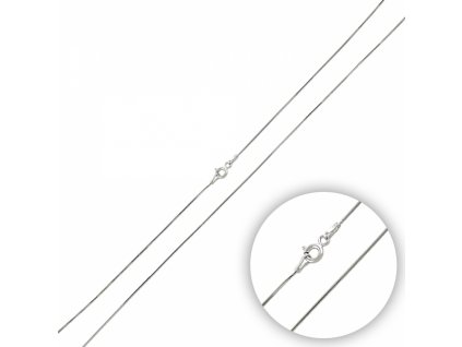 Stříbrný řetízek HAD náhrdelník SNAKE 55cm