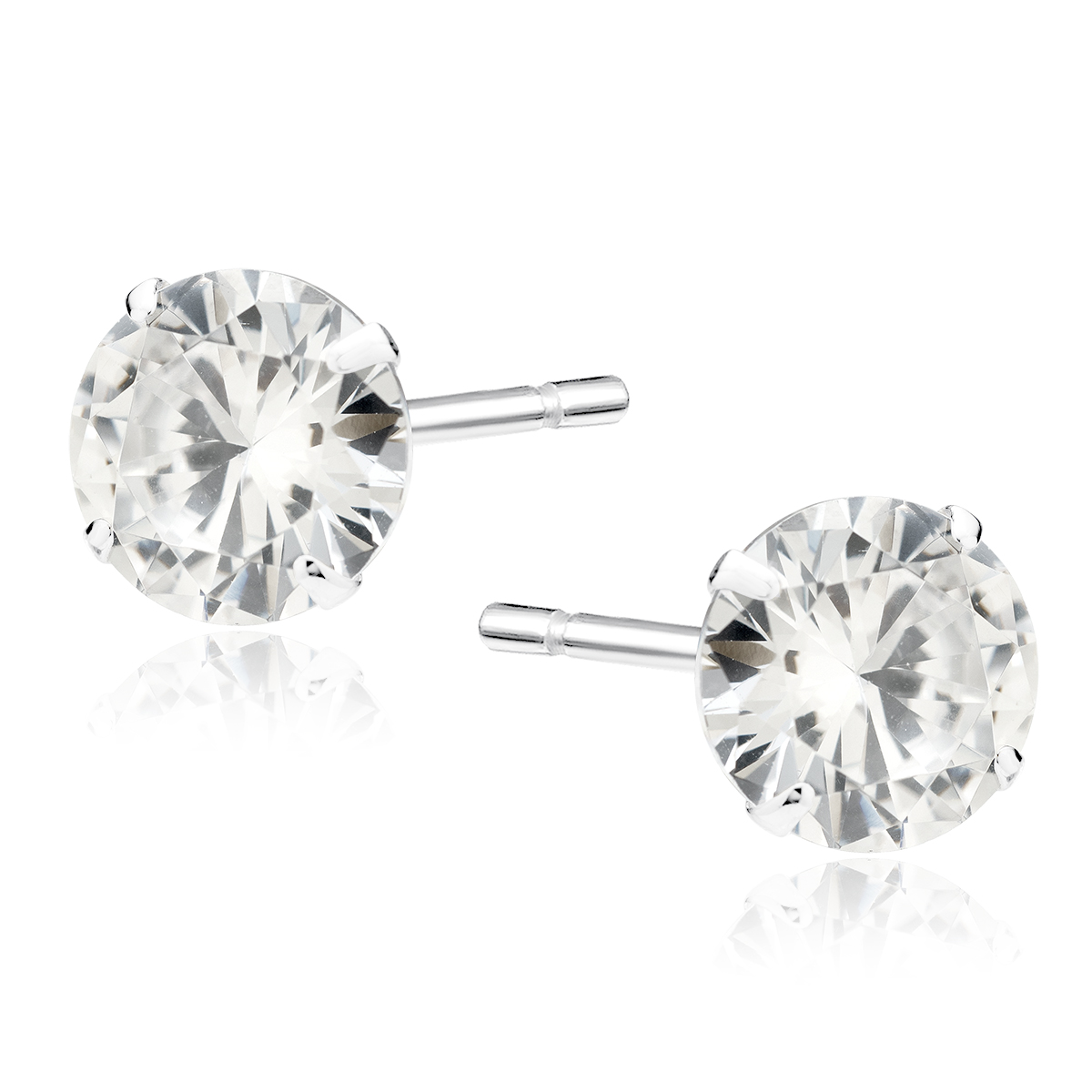 Olivie Stříbrné náušnice 7mm SEN 3311 Ag 925; ≤1,1 g.