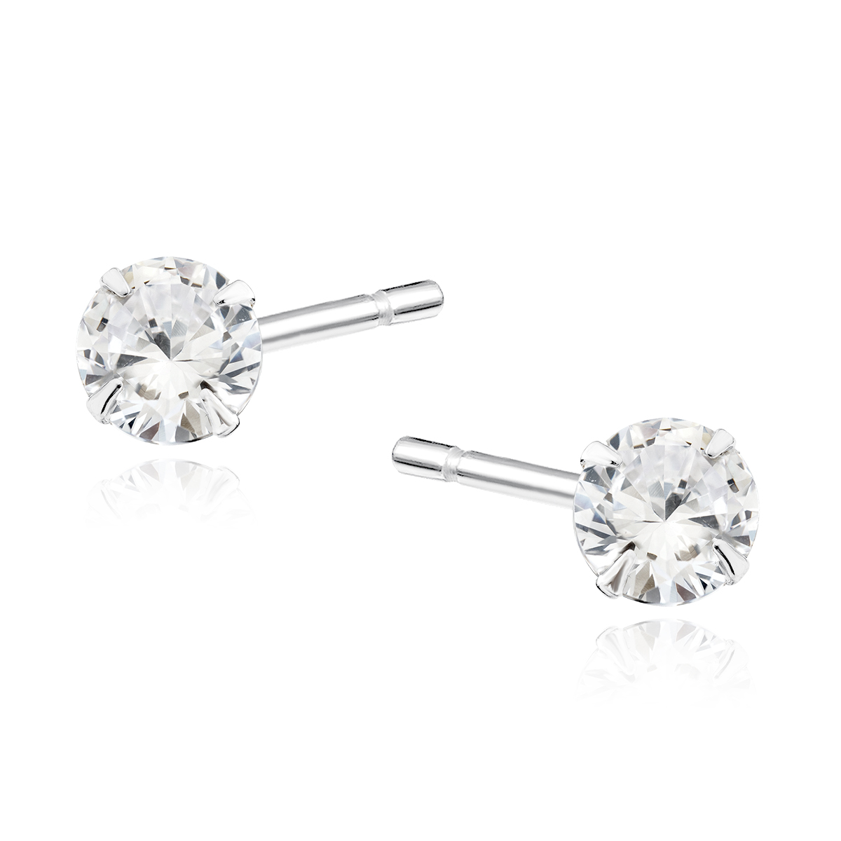 Olivie Stříbrné náušnice 5mm SEN 3312 Ag 925; ≤0,6 g.