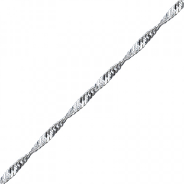 OLIVIE Stříbrný řetízek 55 cm TWIST 3535 Ag 925; ≤2,6 g.
