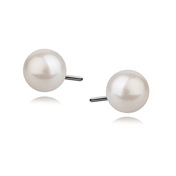 OLIVIE Stříbrné náušnice 4mm PERLY 3946 Ag 925; ≤0,4 g