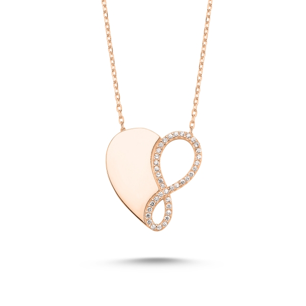 Olivie Stříbrný řetízek ROSE SRDCE 4349