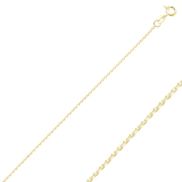OLIVIE Stříbrný řetízek GOLD 4381 Ag 925; ≤1,1 g.