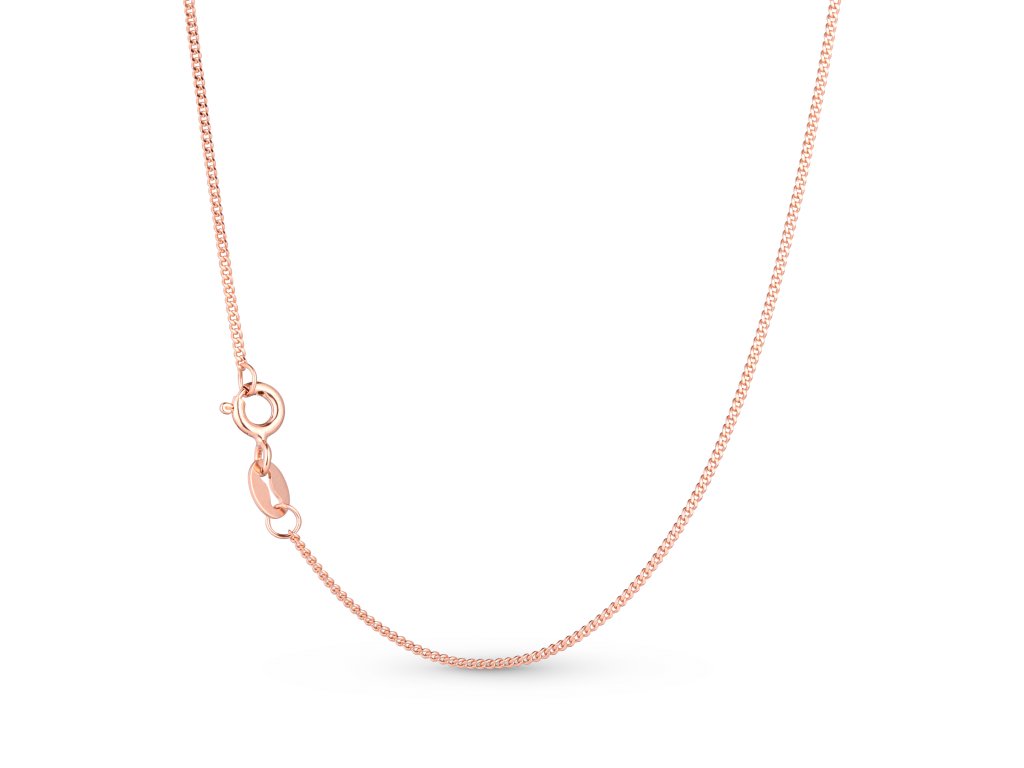 Olivie Růžový 60cm stříbrný řetízek 4611