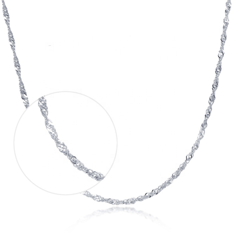 OLIVIE TWISTED 45cm stříbrný řetízek 4627 Ag 925; ≤1,4 g.
