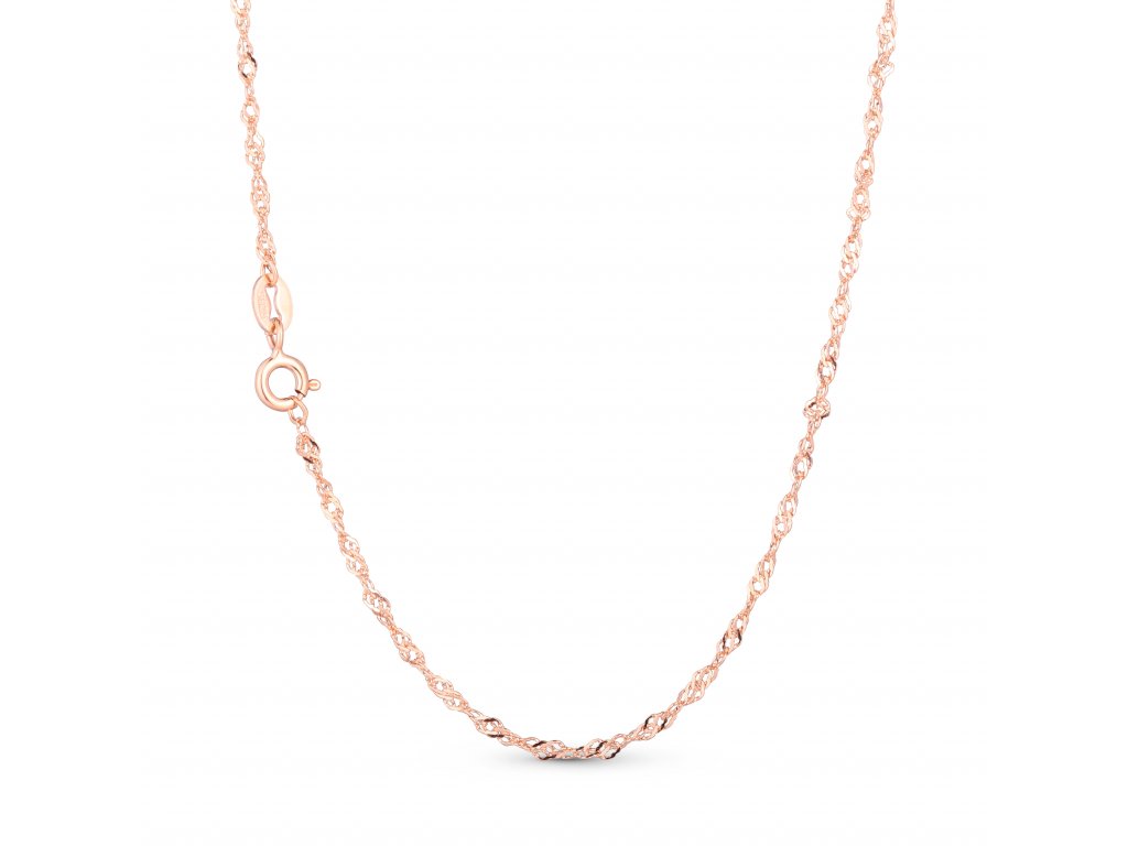 Olivie ROSE TWISTED 45cm stříbrný řetízek 4631