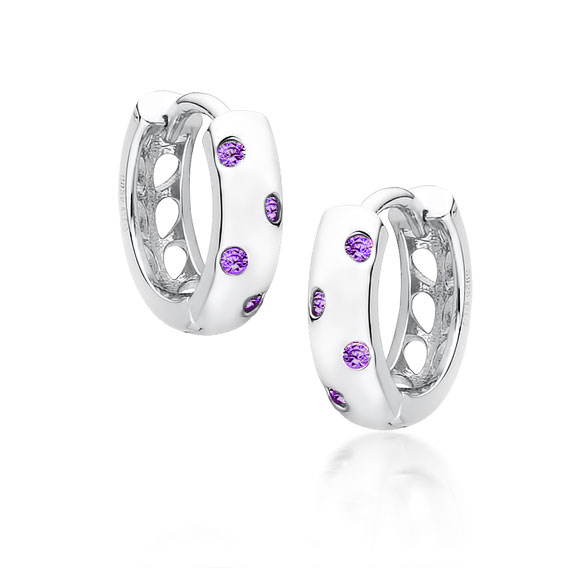 OLIVIE Stříbrné kroužky VIOLET 5010 Ag 925; ≤2 g.