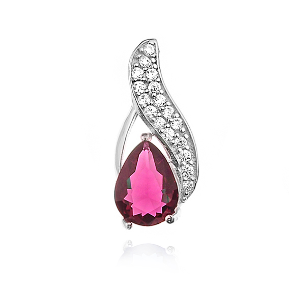 OLIVIE Stříbrný přívěsek RUBY 5055 Ag 925; ≤1,7 g.