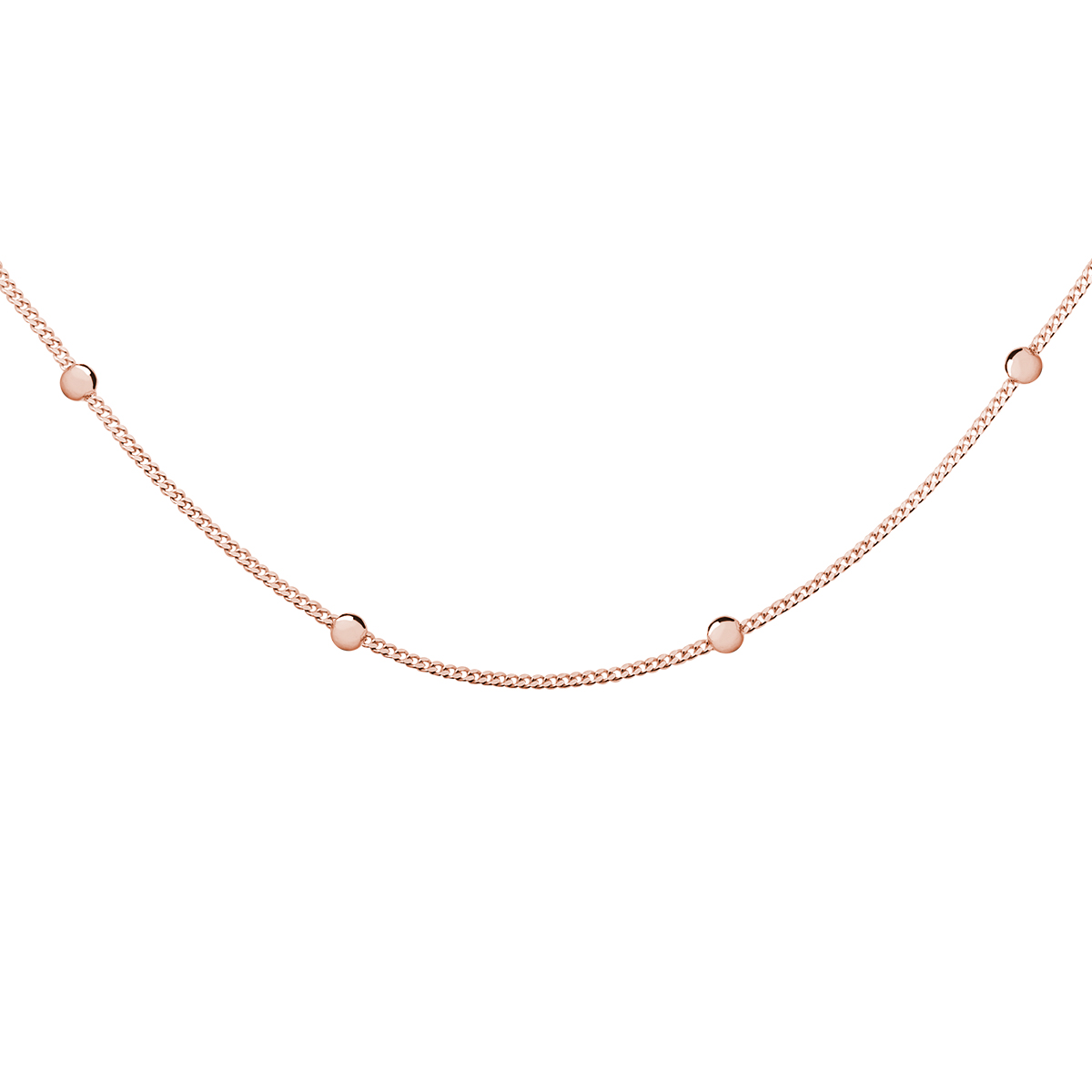 OLIVIE CHOKER kuličkový stříbrný řetízek MARRY ROSE 5255 Ag 925; ≤1,75 g.