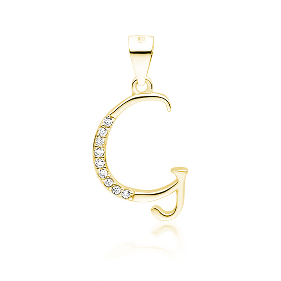 OLIVIE PÍSMENO G stříbrný přívěsek GOLD 5311 Ag 925; ≤0,75 g.