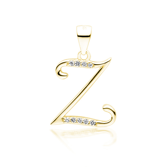 OLIVIE PÍSMENO Z stříbrný přívěsek GOLD 5326 Ag 925; ≤1 g.