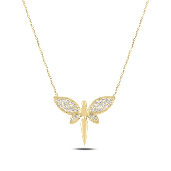 OLIVIE Stříbrný náhrdelník FAIRY GOLD Ag 925; ≤1,9 g.