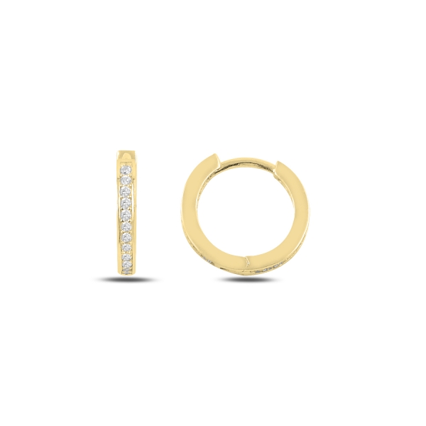 OLIVIE Stříbrné zirkonové kroužky GOLD 5738 Ag 925; ≤2,2 g.
