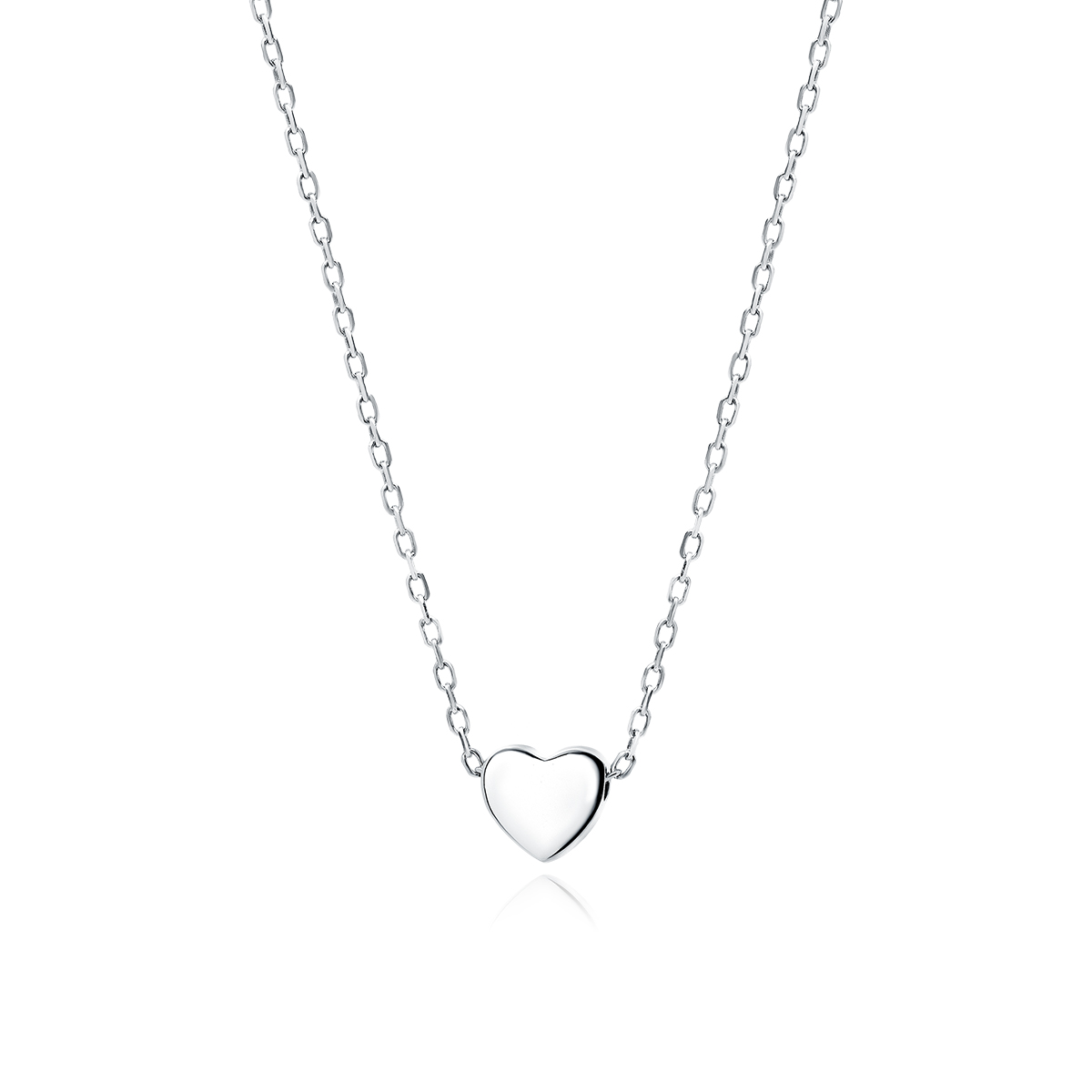 OLIVIE Stříbrný choker SRDÍČKO 7035 Ag 925; ≤1,9 g.