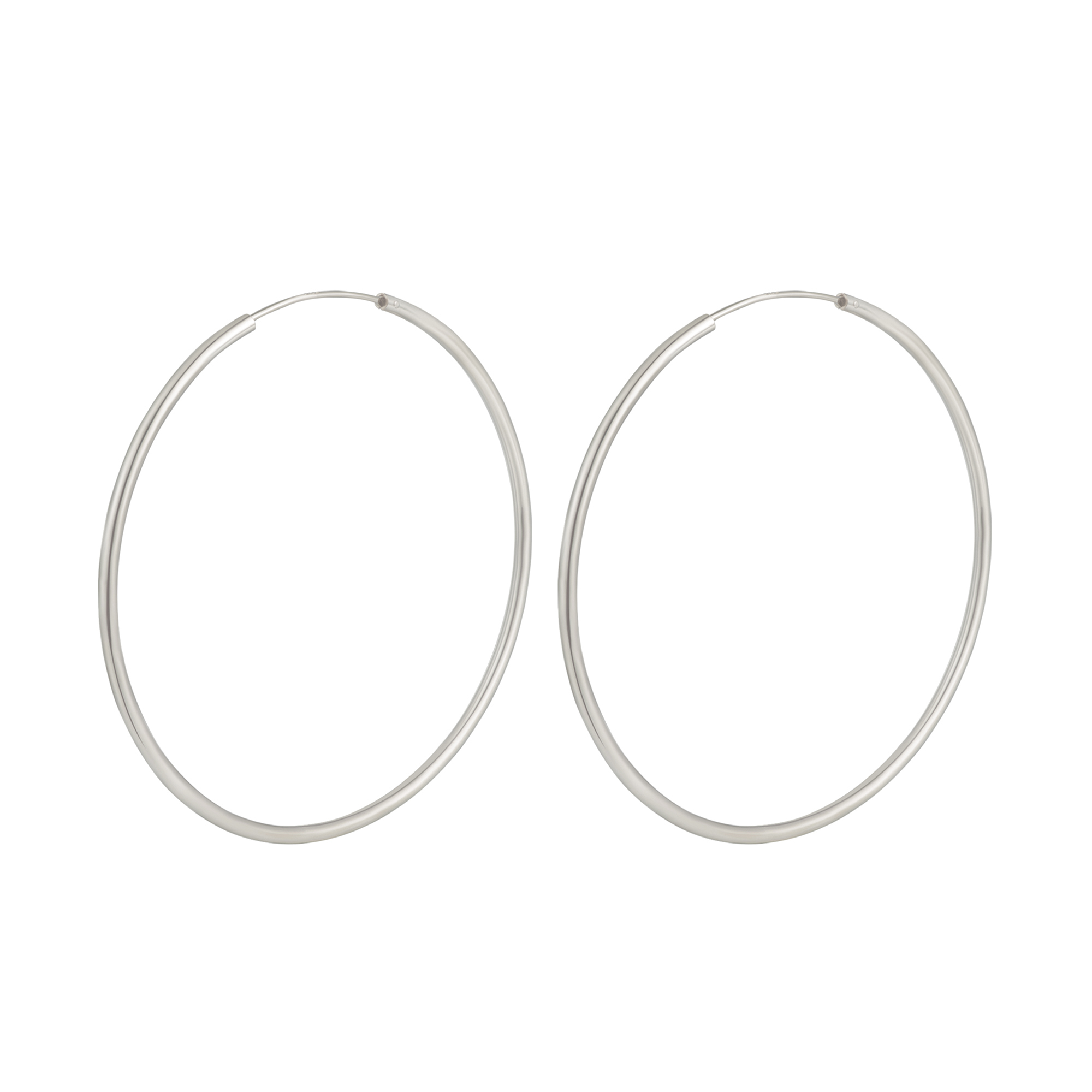 OLIVIE Stříbrné 5cm KRUHY 7089 Ag 925; ≤5 g.