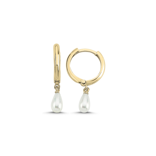OLIVIE Stříbrné kroužky gold PERLA 7151 Ag 925; ≤1,8 g.