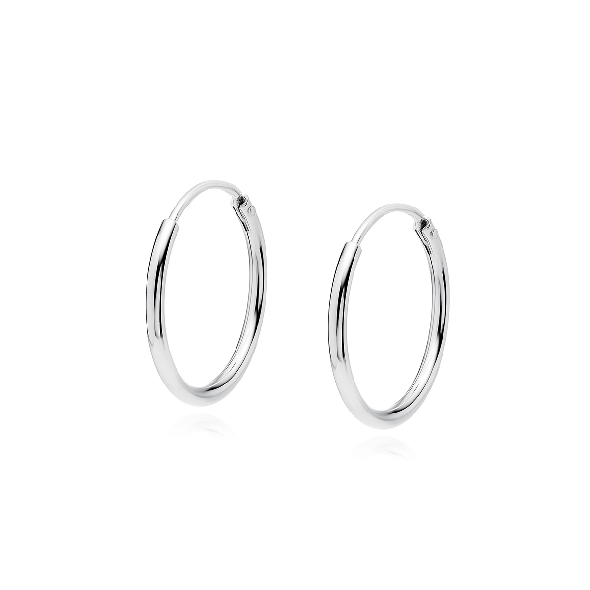 Olivie Stříbrné 10mm KROUŽKY 7163