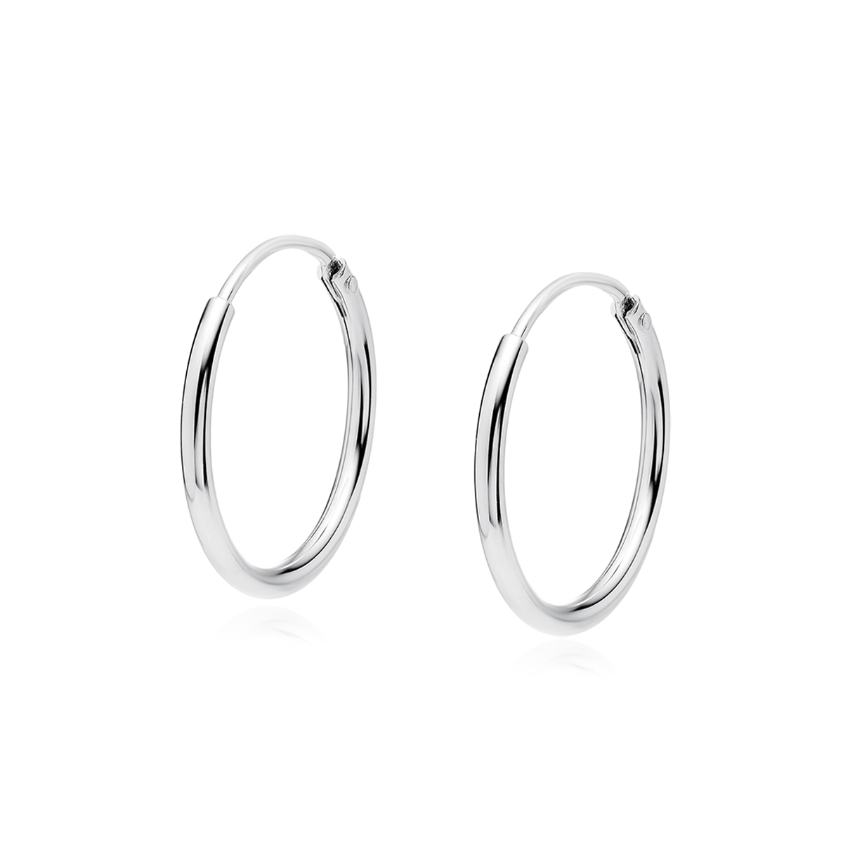 Olivie Stříbrné 16mm KROUŽKY 7166