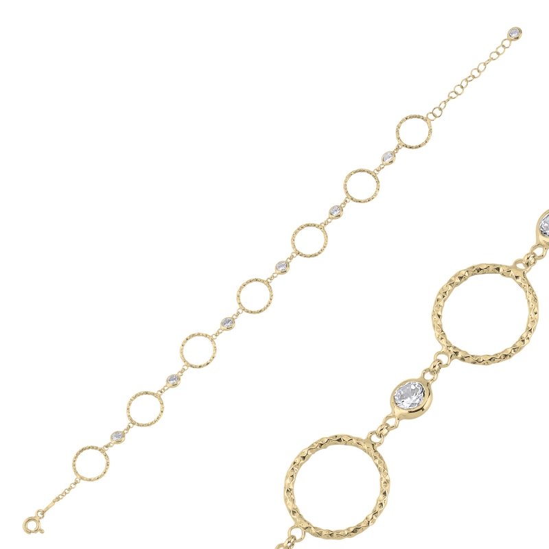 OLIVIE Stříbrný náramek ANTIKA GOLD 7356 Ag 925; ≤3,1 g.