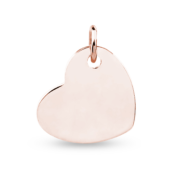 OLIVIE Stříbrný přívěsek SRDCE ROSE 7542 Ag 925; ≤0,8 g.