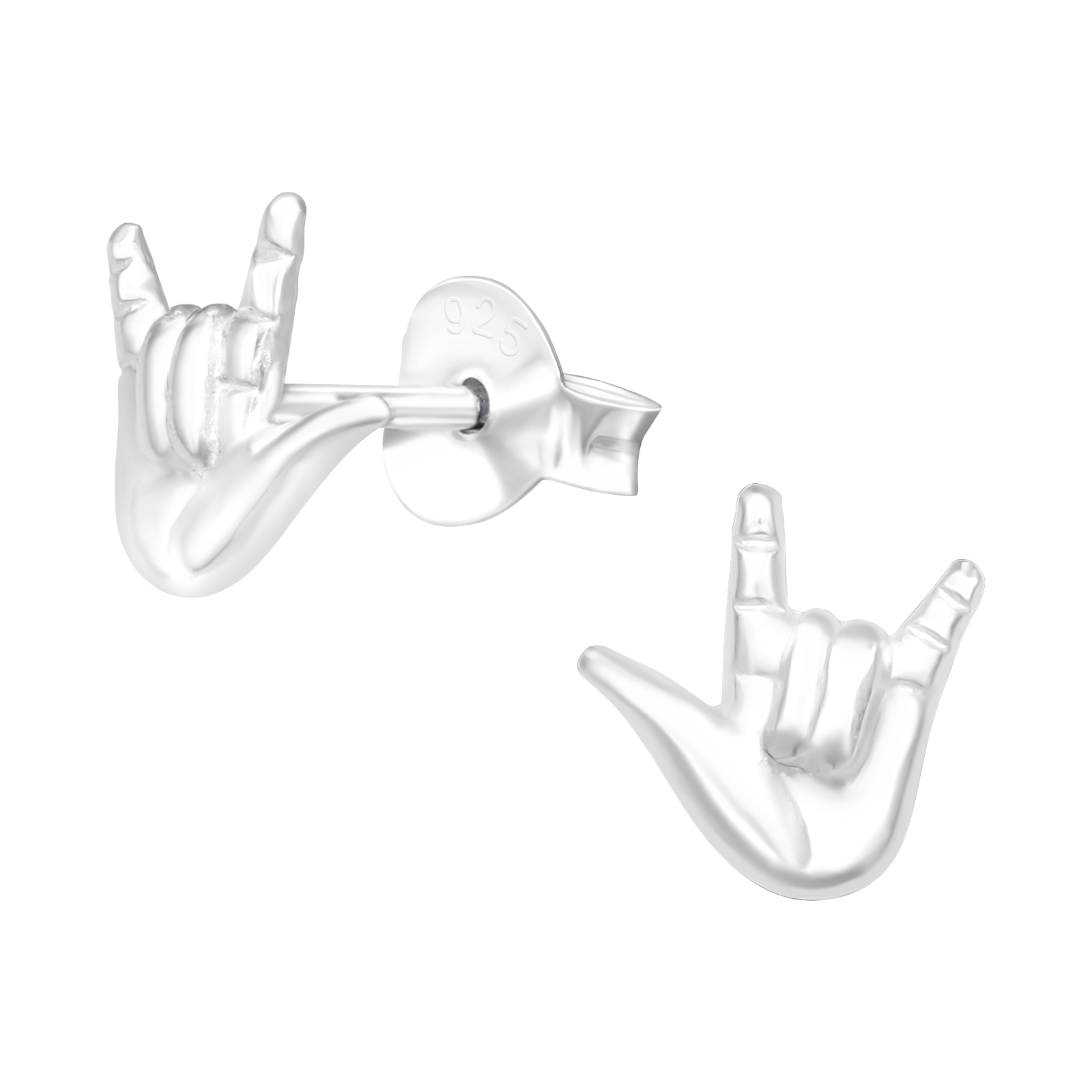 OLIVIE Stříbrné náušnice ROCKER 7560 Ag 925; ≤0,4 g.