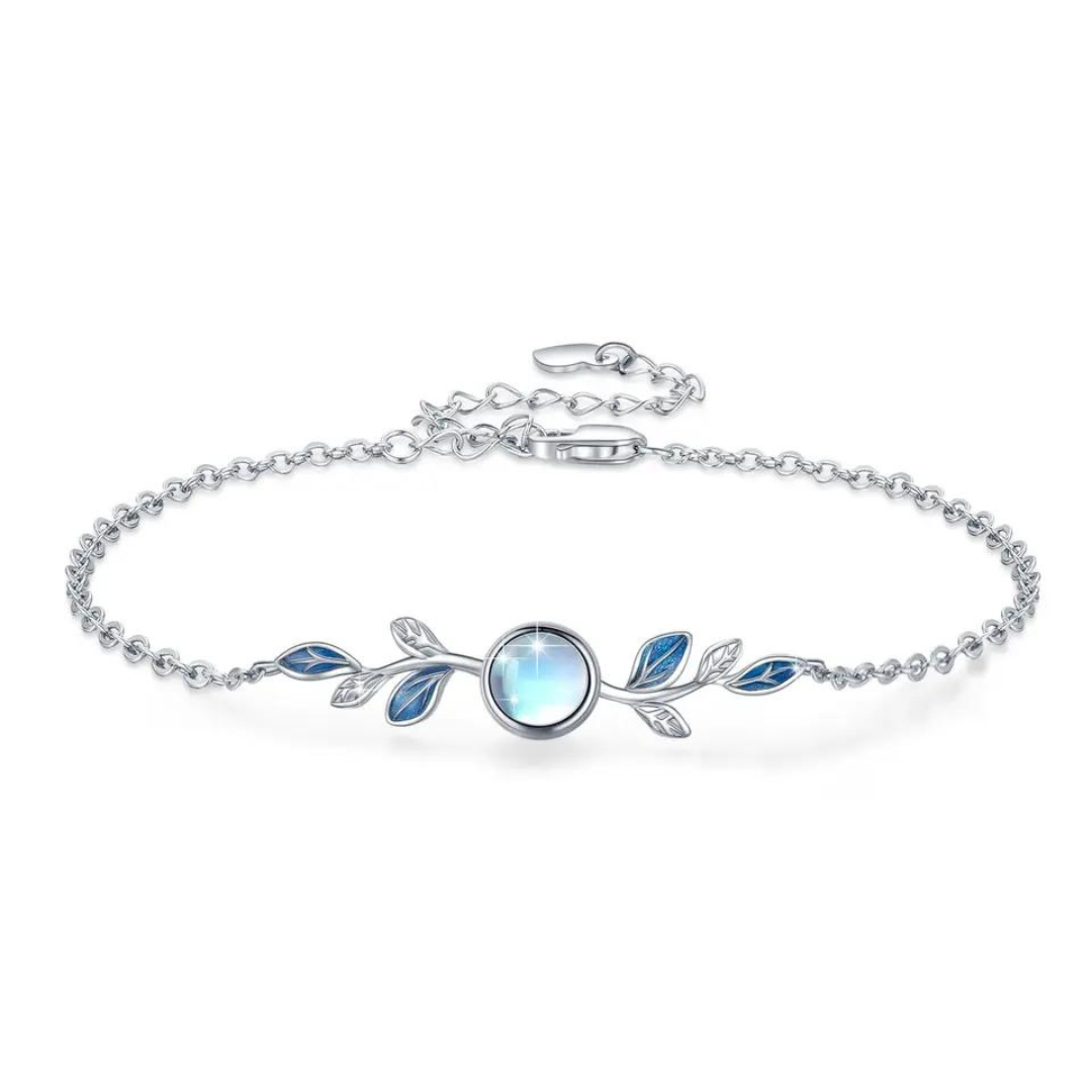 Olivie Stříbrný náramek MĚSÍČNÍ KÁMEN 7835