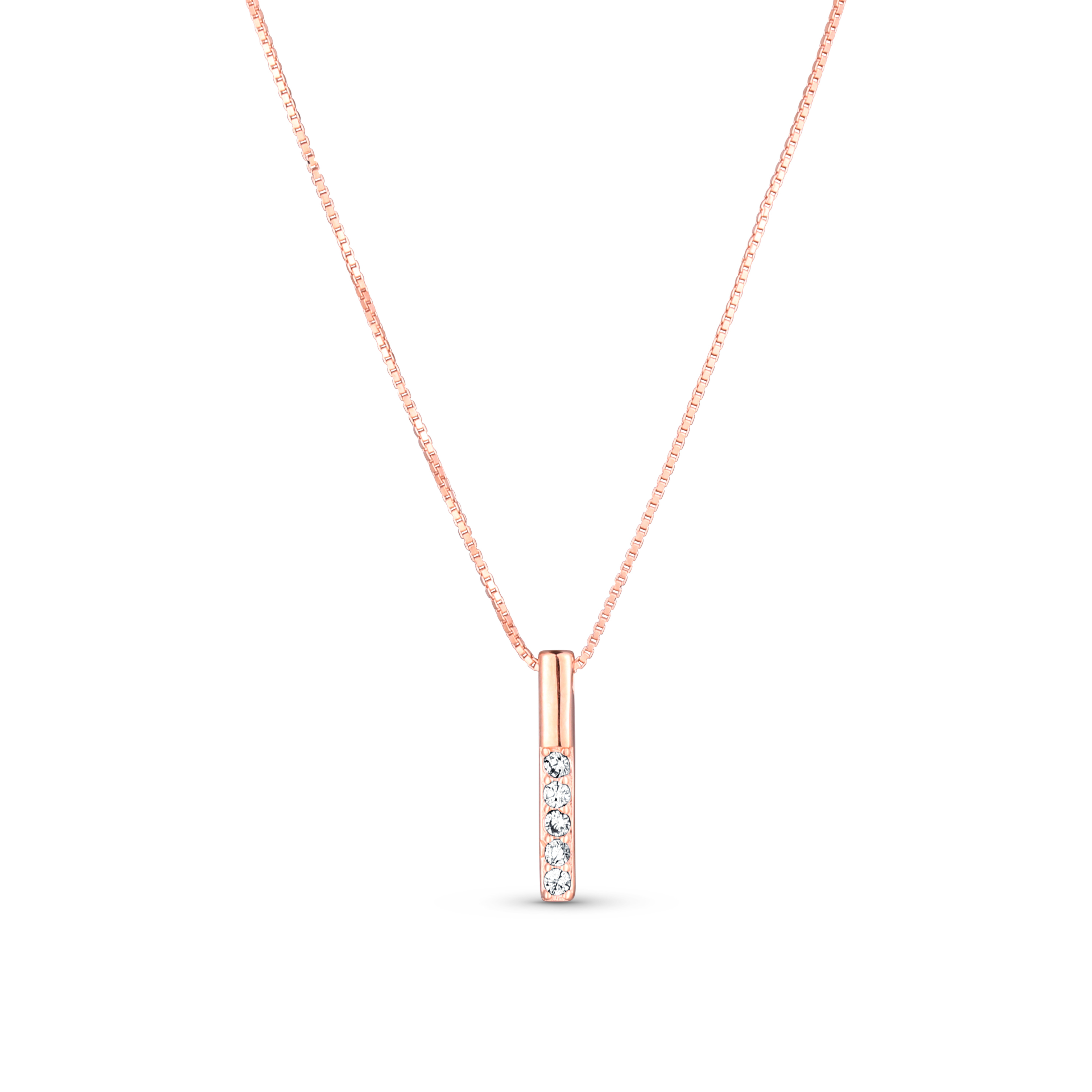 Olivie Stříbrný náhrdelník VALENCIE ROSE 7917