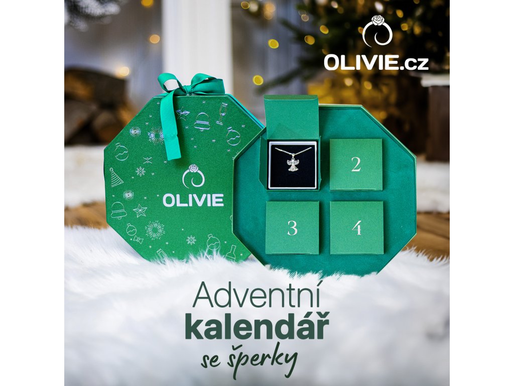 OLIVIE Adventní kalendář MOUNTAIN 8051 Ag 925