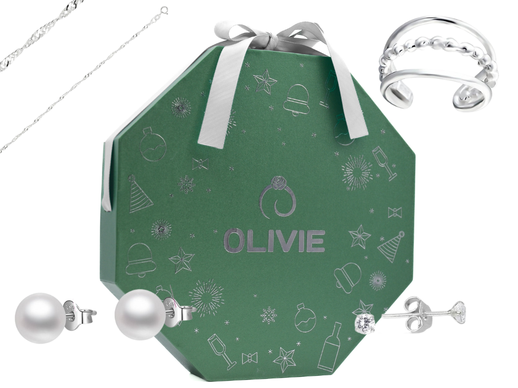 OLIVIE Adventní kalendář UNI 8160 Ag 925