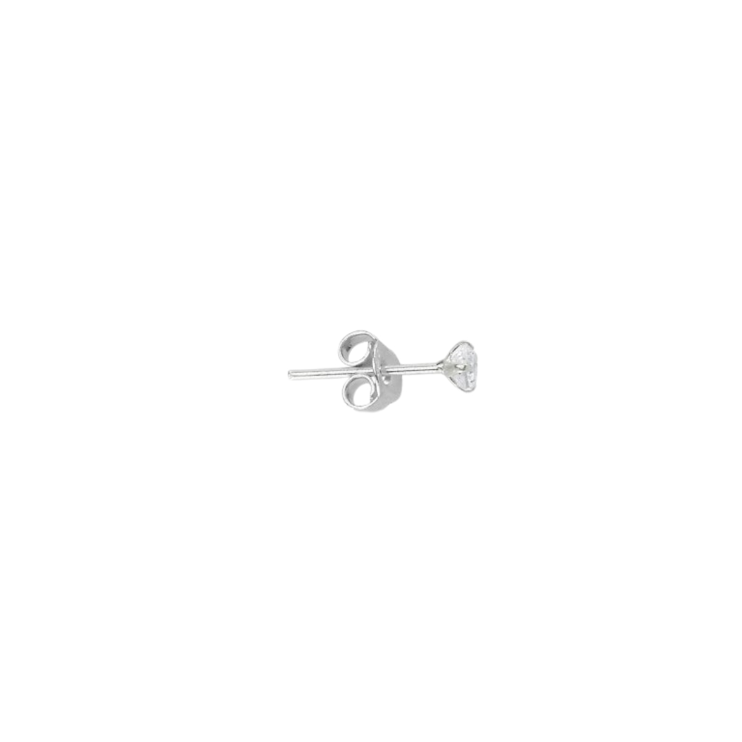 OLIVIE Stříbrná náušnice 3 mm ZORA 1 ks 8741 Ag 925; ≤0,15 g.