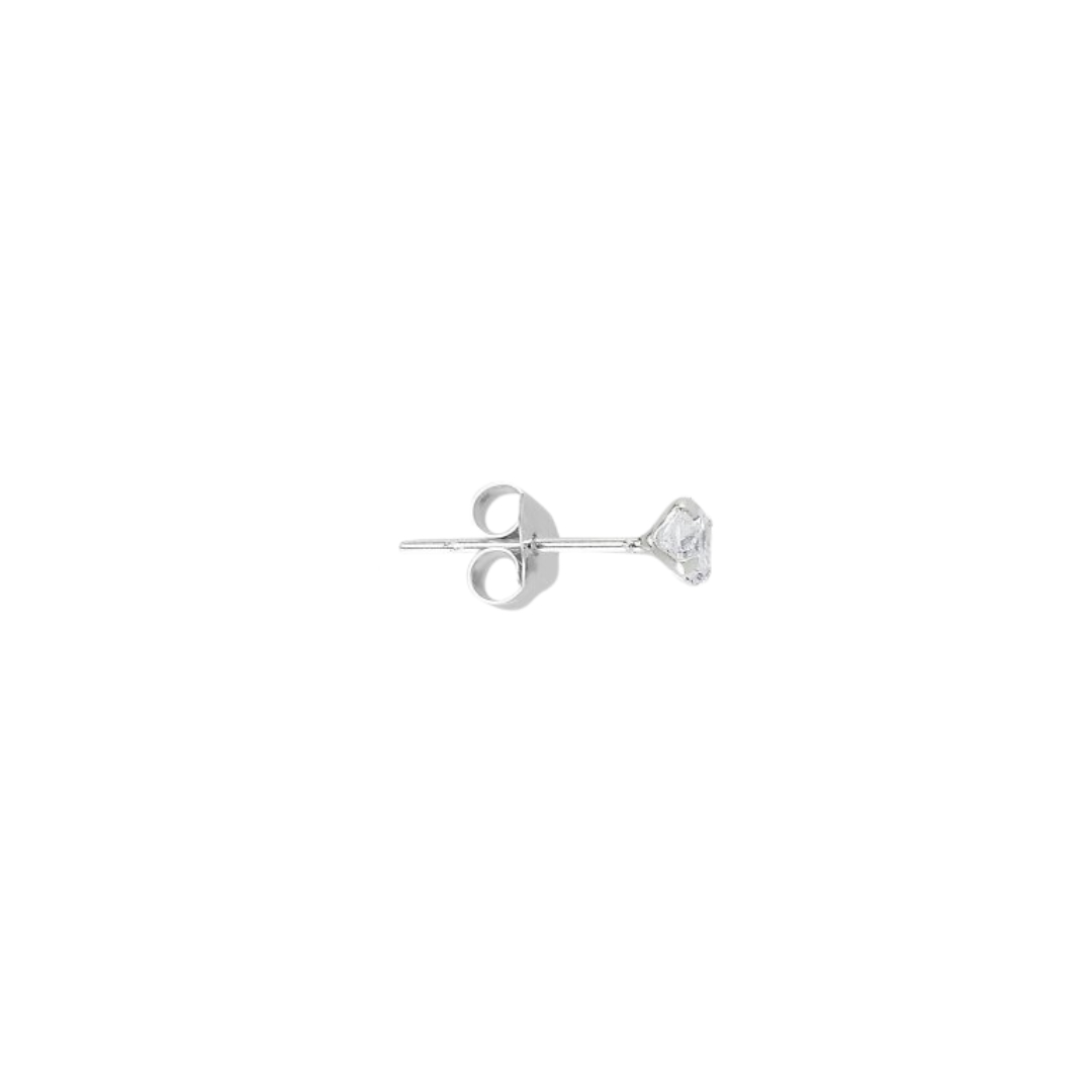 OLIVIE Stříbrná náušnice 4 mm ZORA 1 ks 8742 Ag 925; ≤0,225 g.