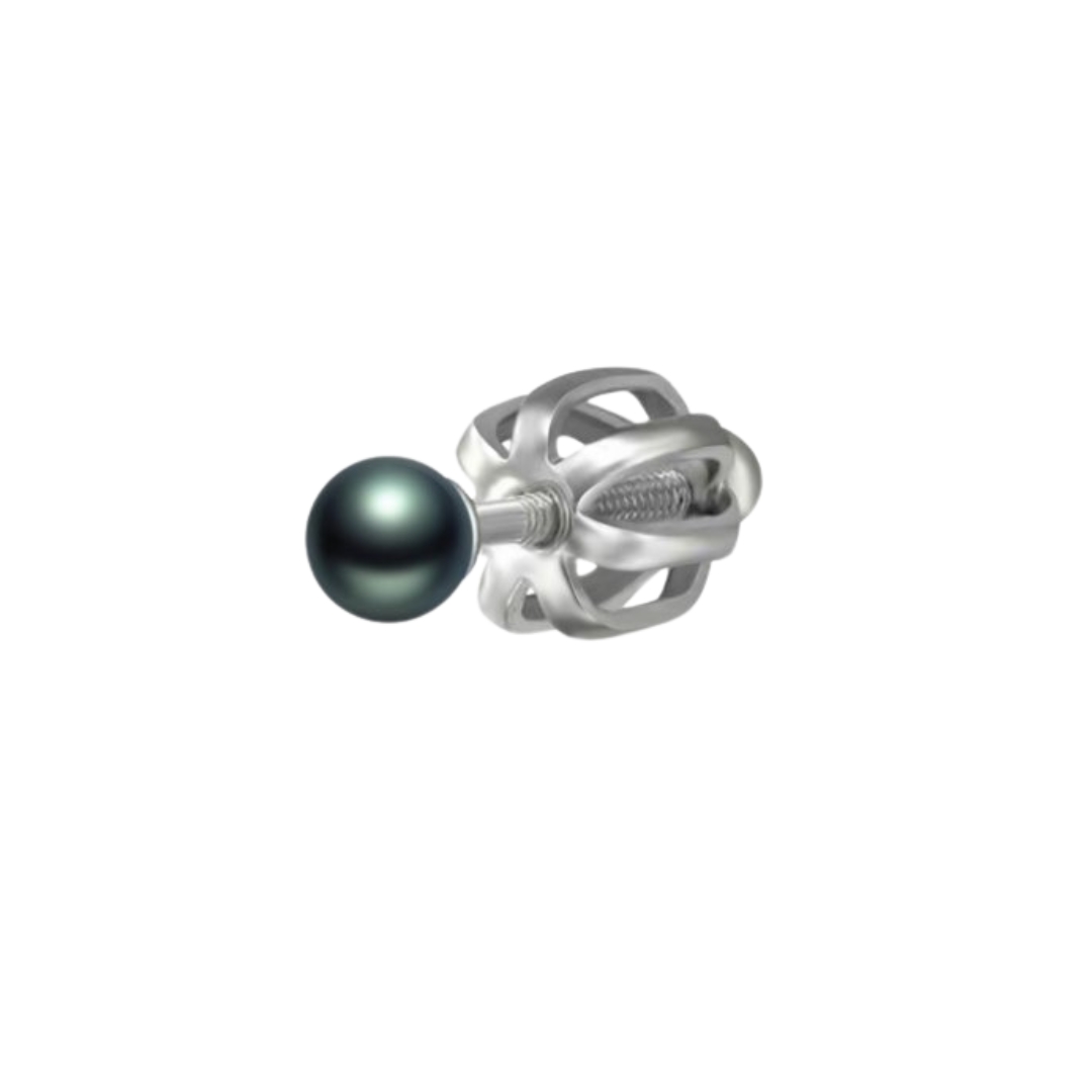 OLIVIE Stříbrná 3mm náušnice TAHITI 1 ks 8770 Ag 925; ≤0,25 g.
