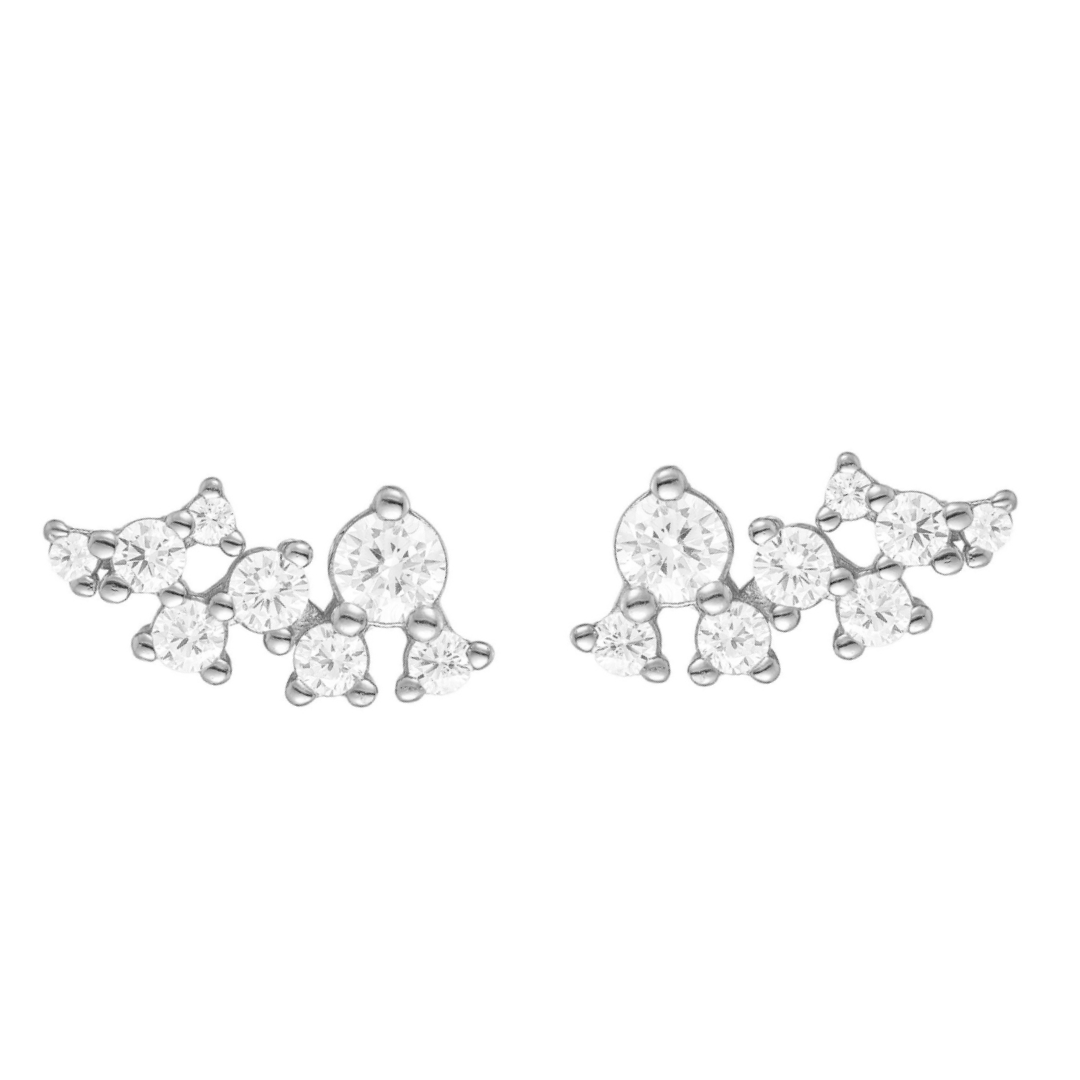 Olivie Stříbrné náušnice NĚŽNOST 8801