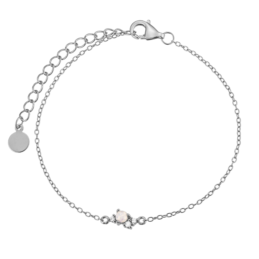 Olivie Stříbrný náramek s opálem 8870