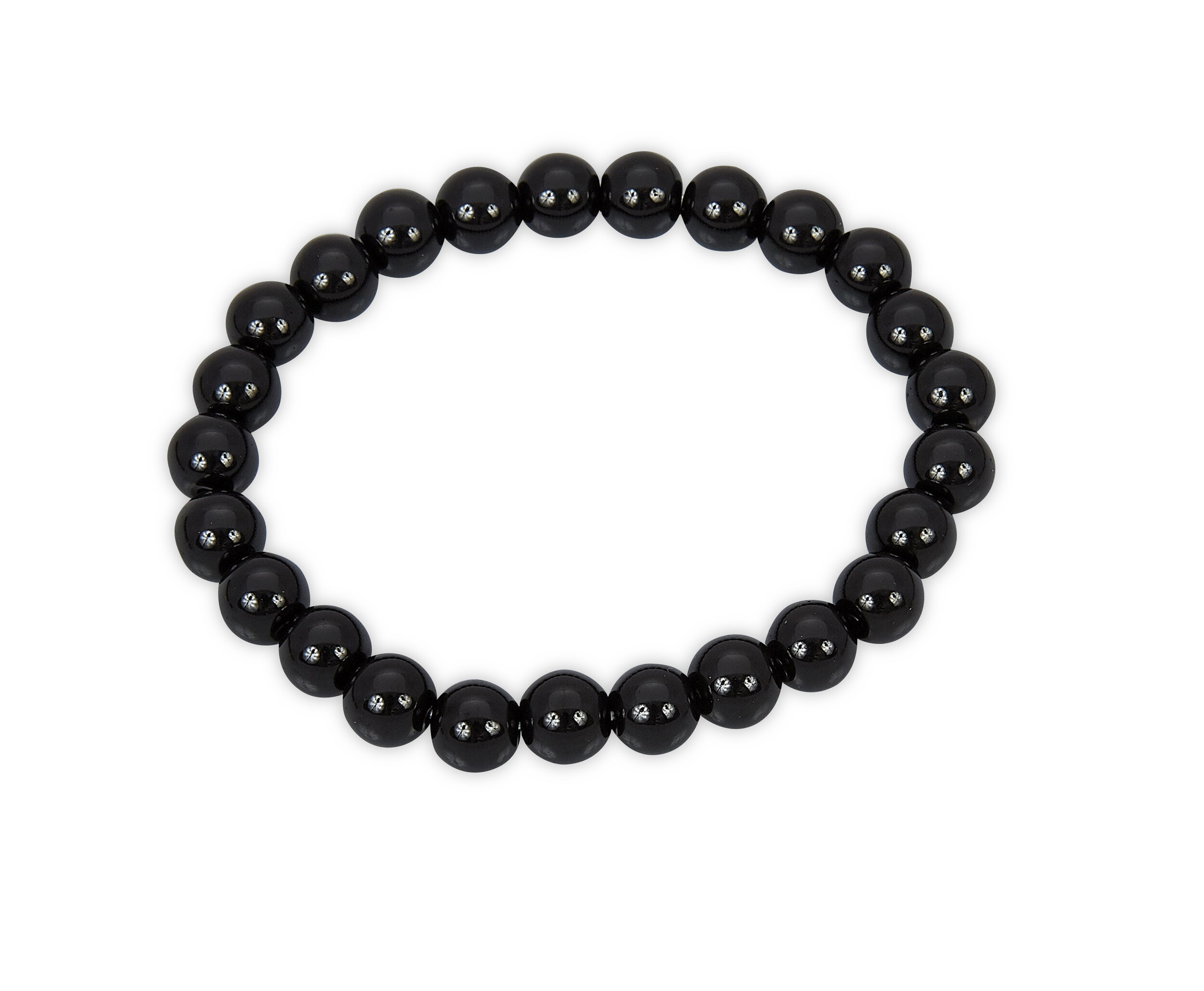 Olivie Náramek 8mm OBSIDIÁN 9145