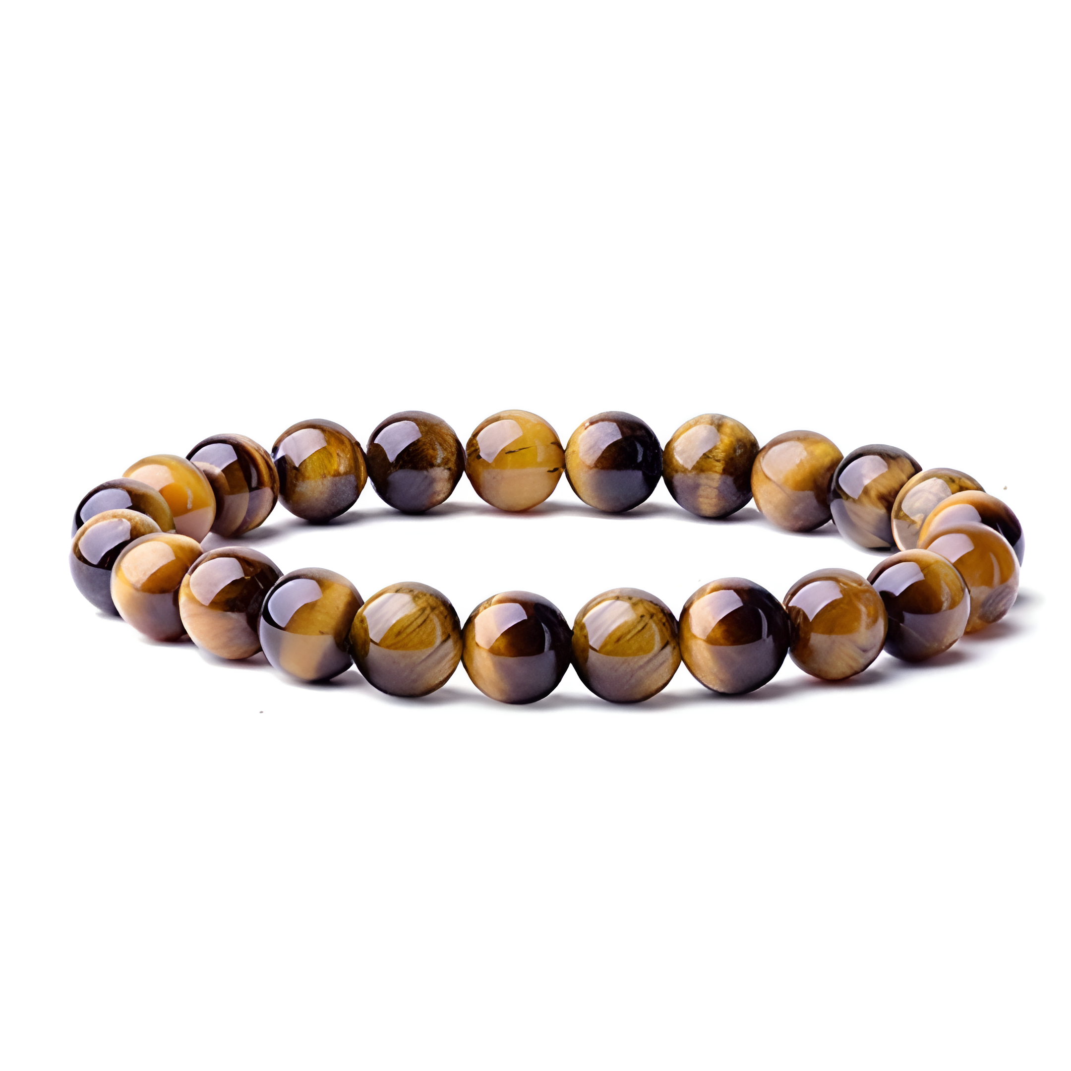 OLIVIE Náramek XL 8mm/20cm TYGŘÍ OKO 9150 ≤20 g.