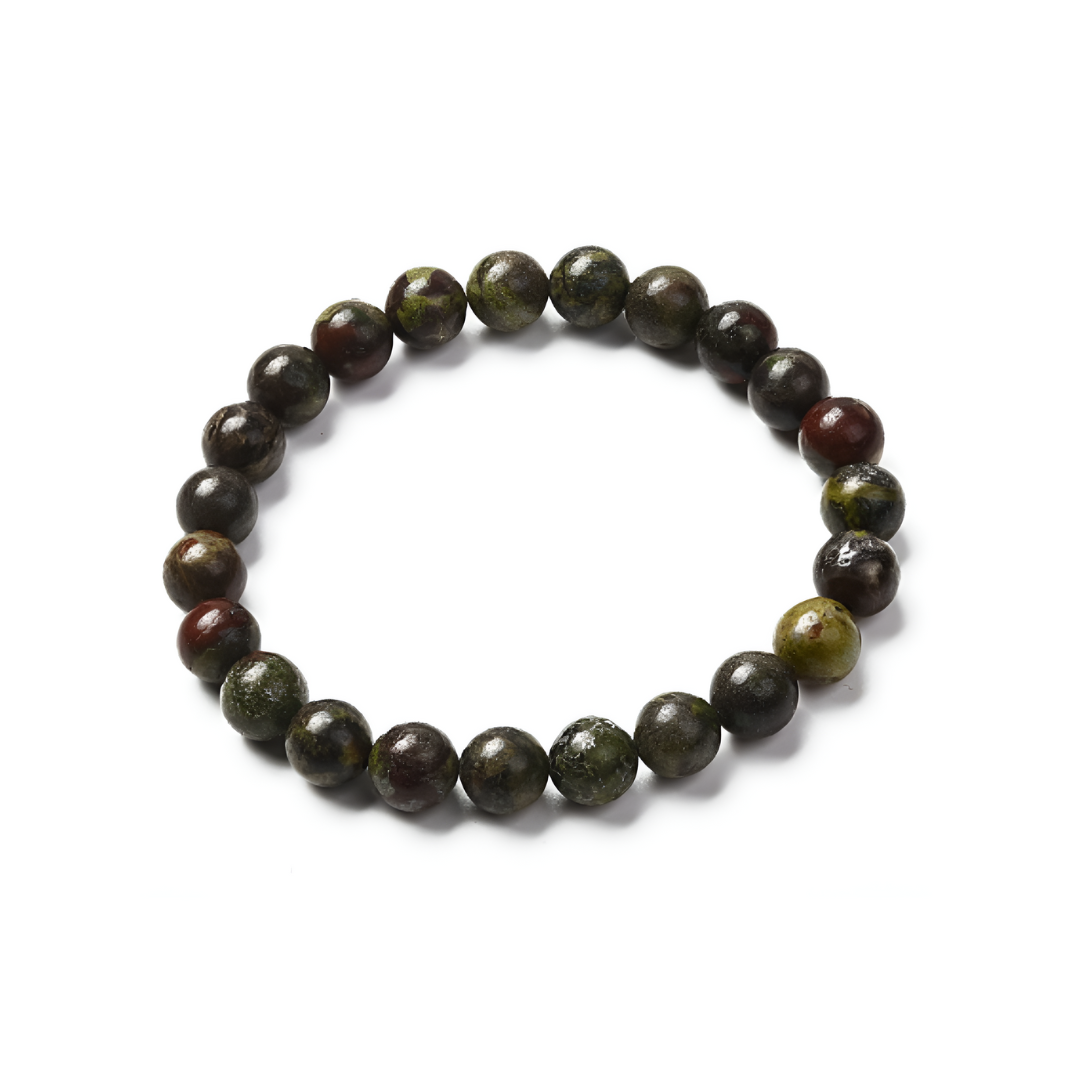 OLIVIE Náramek 8mm/16cm KÁMEN DRAČÍ KRVE 9157 ≤17 g.