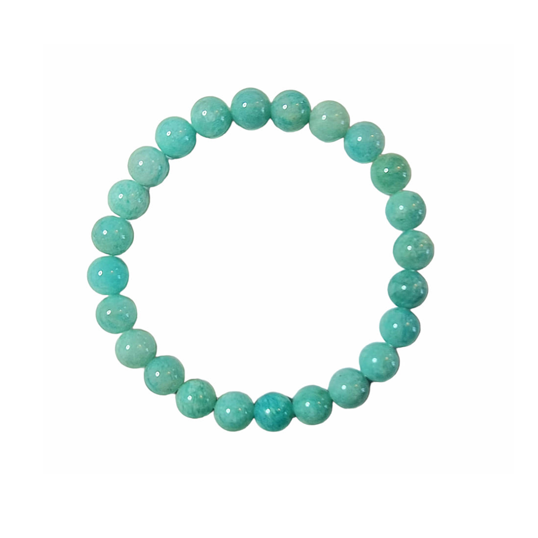 OLIVIE Náramek 8mm/16cm AMAZONIT 9158 ≤16 g.