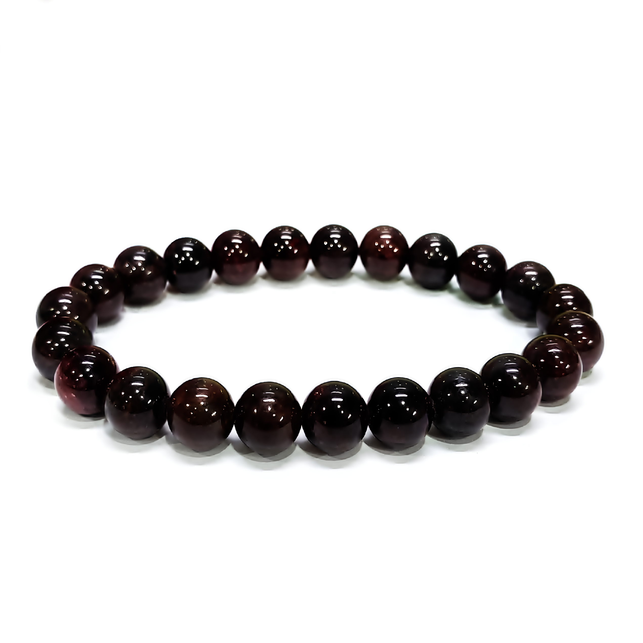 OLIVIE Náramek 10mm GRANÁT 9168 ≤44 g.
