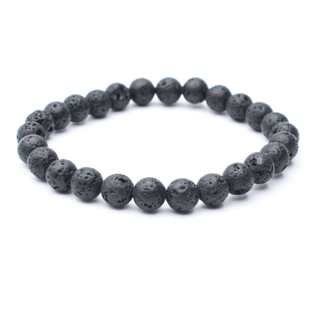 OLIVIE Náramek XL 8mm/20cm LÁVA 9174 ≤18 g.