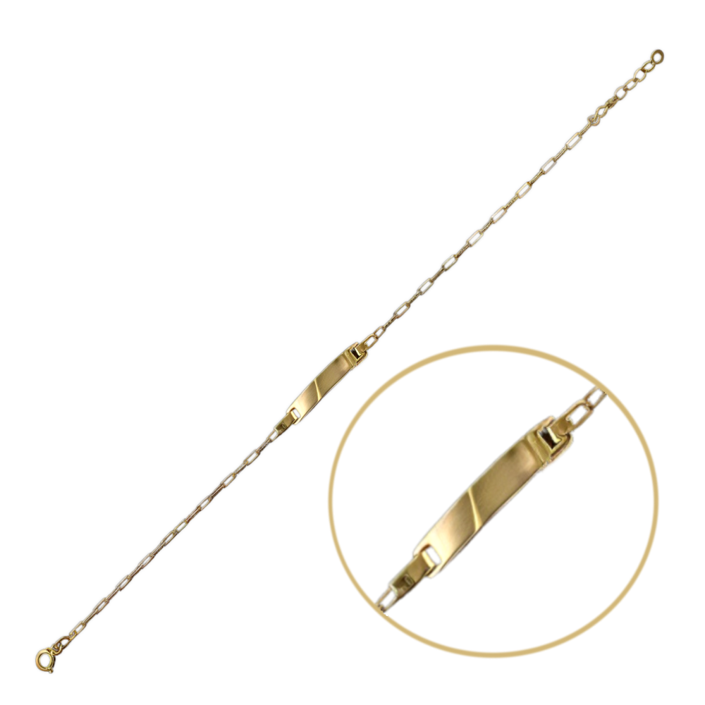 MINET Elegantní zlatý náramek Au 585/1000