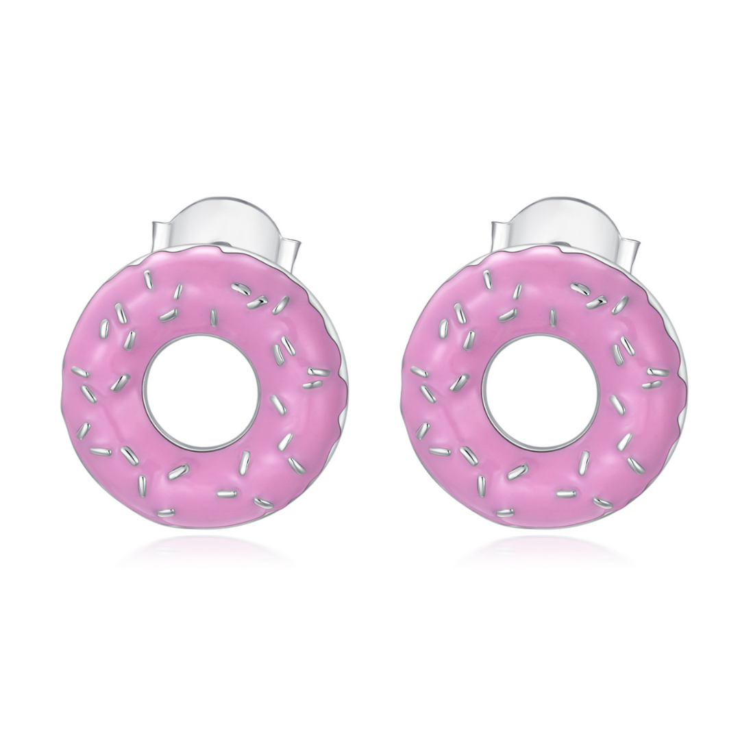 Olivie Stříbrné náušnice DONUT 9218 Ag 925; ≤1,8 g.